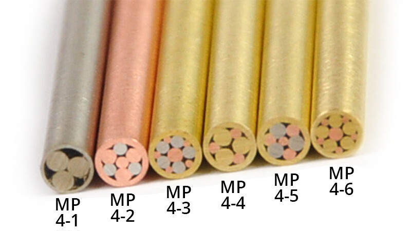 Mosaicpin Ø 4mm (MP 4-4)  Brass