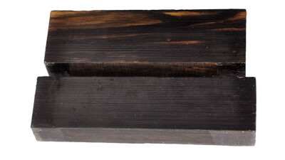 DIY Messer Griff Material Afrikanisches Schwarz Holz Melanoxylon Holz BlöCk Q5Y1 