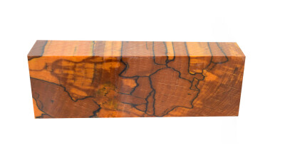 Spalted Beech XC Orange (stabilized)