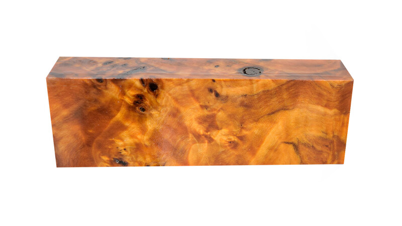 Poplar Burl Orange (stabilized)