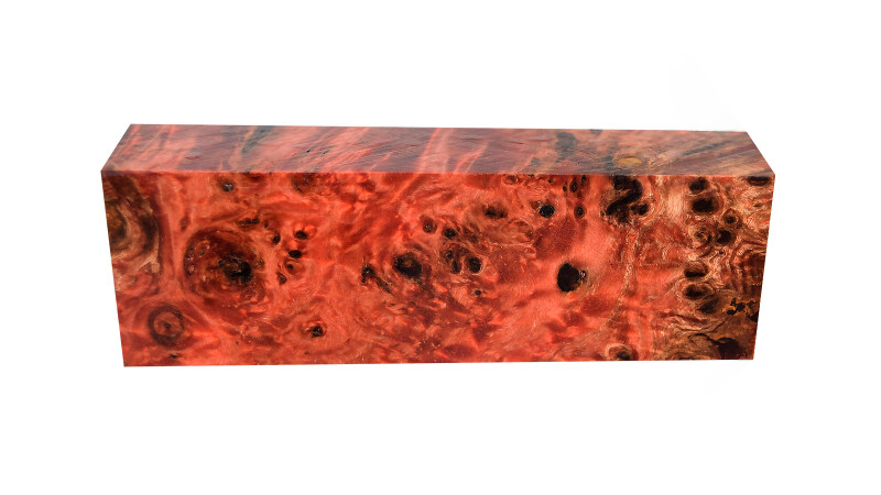 Poplar Burl Red (stabilized)