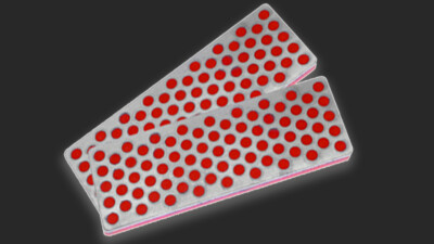 Ersatz-Schleifsteine (2 Stück) fein 70 mm - SIMPLE-Sharp DMT Diamantschärfer