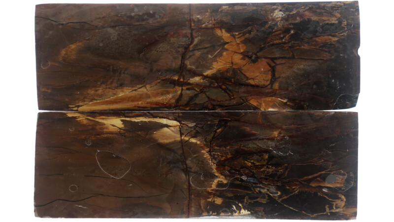 Mammutelfenbein Griffschalen 120x40x6 mm (stabilisiert) - Einzelstück