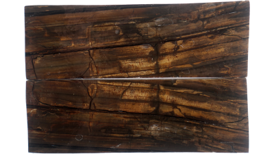 Mammutelfenbein Griffschalen 120x40x6 mm (stabilisiert) -...